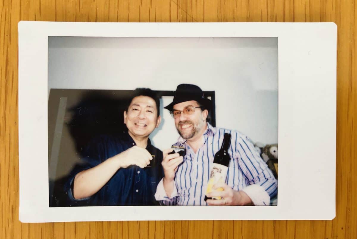 Kojo-san (the master) and Dave