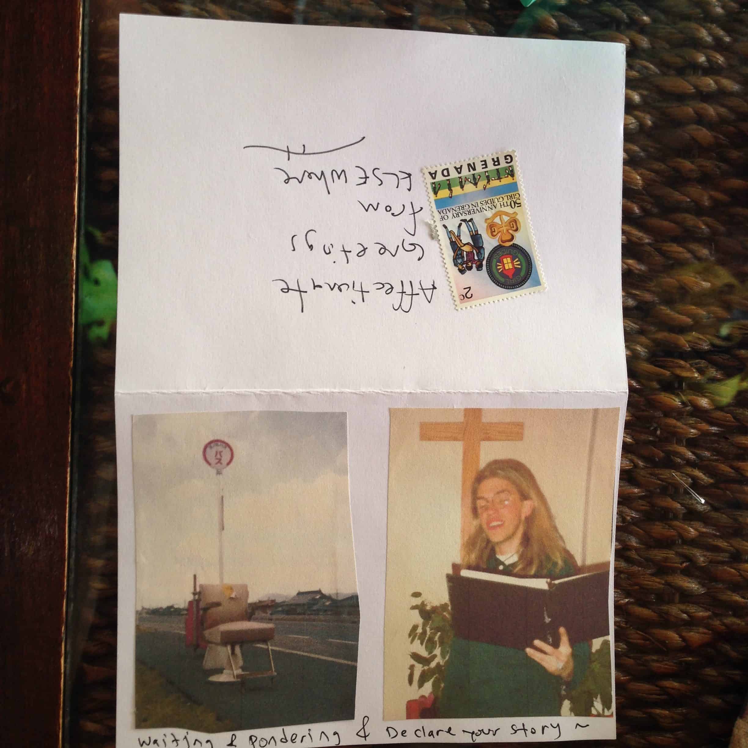 Greetz from Elsewhere: Waiting and Pondering and Declare your Story