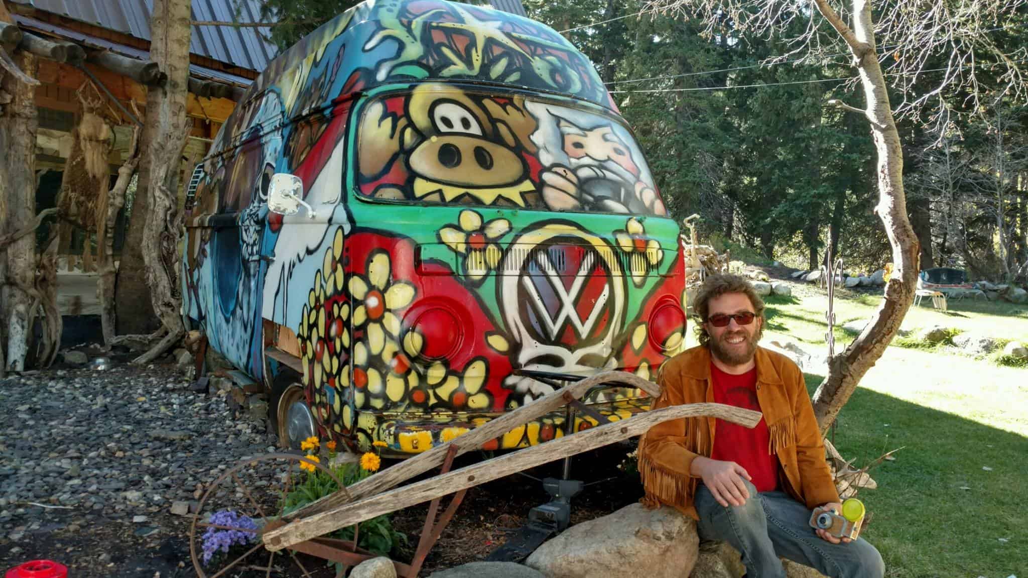 "Earthship" new incarnation as sauna at Mangy Moose lodge up Big Cottonwood Canyon (near SLC, UT)
